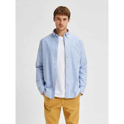 Selected Homme Regrick Skjorte, Blå, M