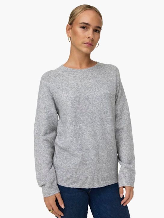 ONLY Strickpullover Grau