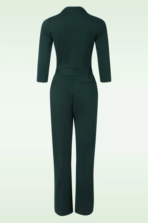 King Louie Alexa Uni Rodeo jumpsuit in sycamore groen