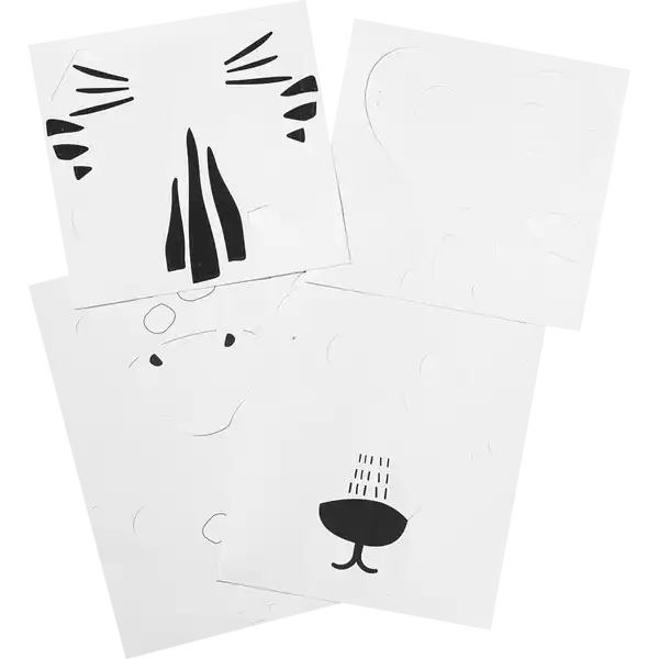 Papierbastelset im Koffer Tiere