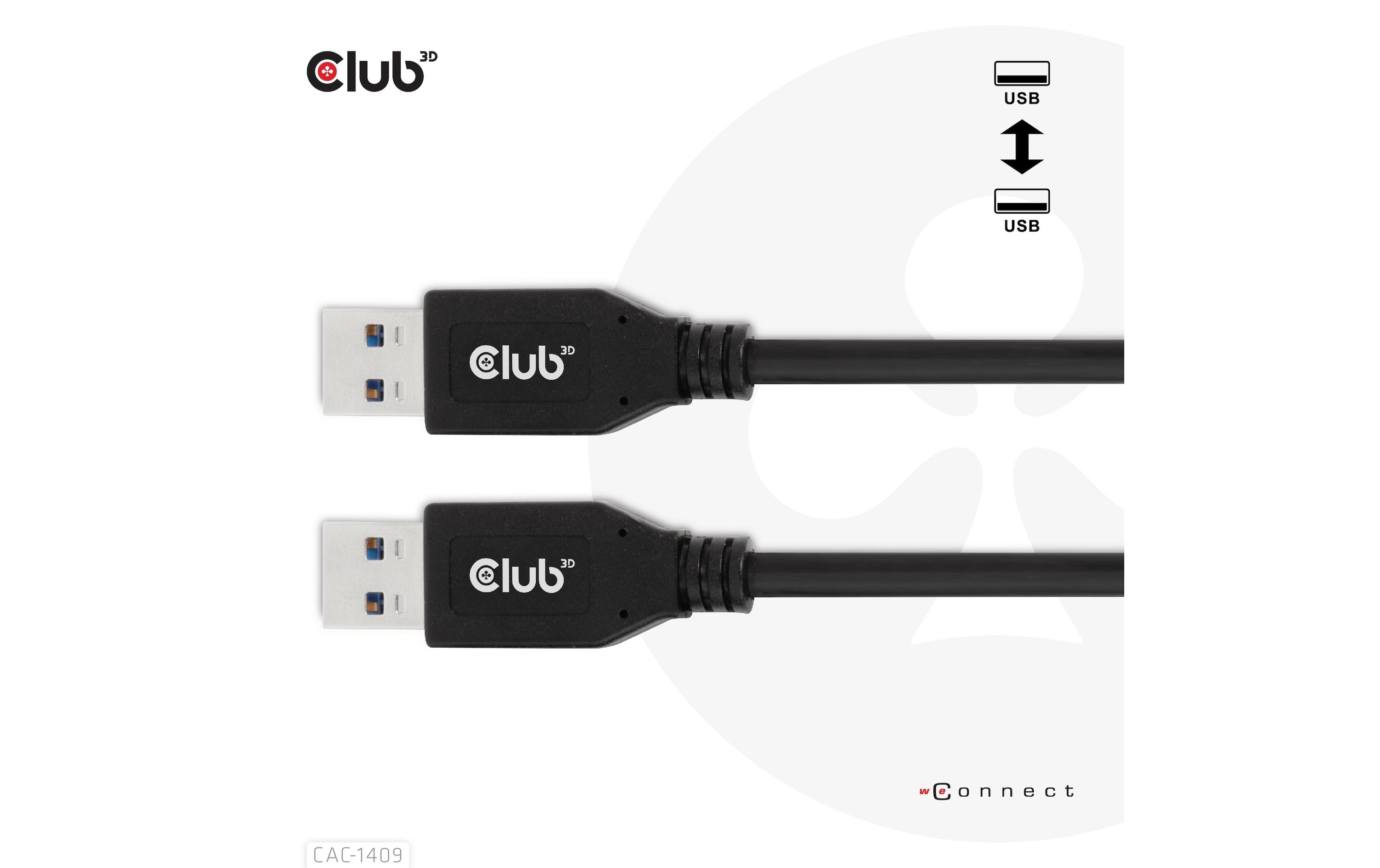 USB-Kabel CAC-1409 USB A - USB A 0.5 mUSB Typ-A Kabel mit einer Länge von 0.5m