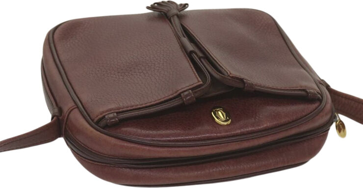 Cartier Vintage Cartier Shoulder Bag Red