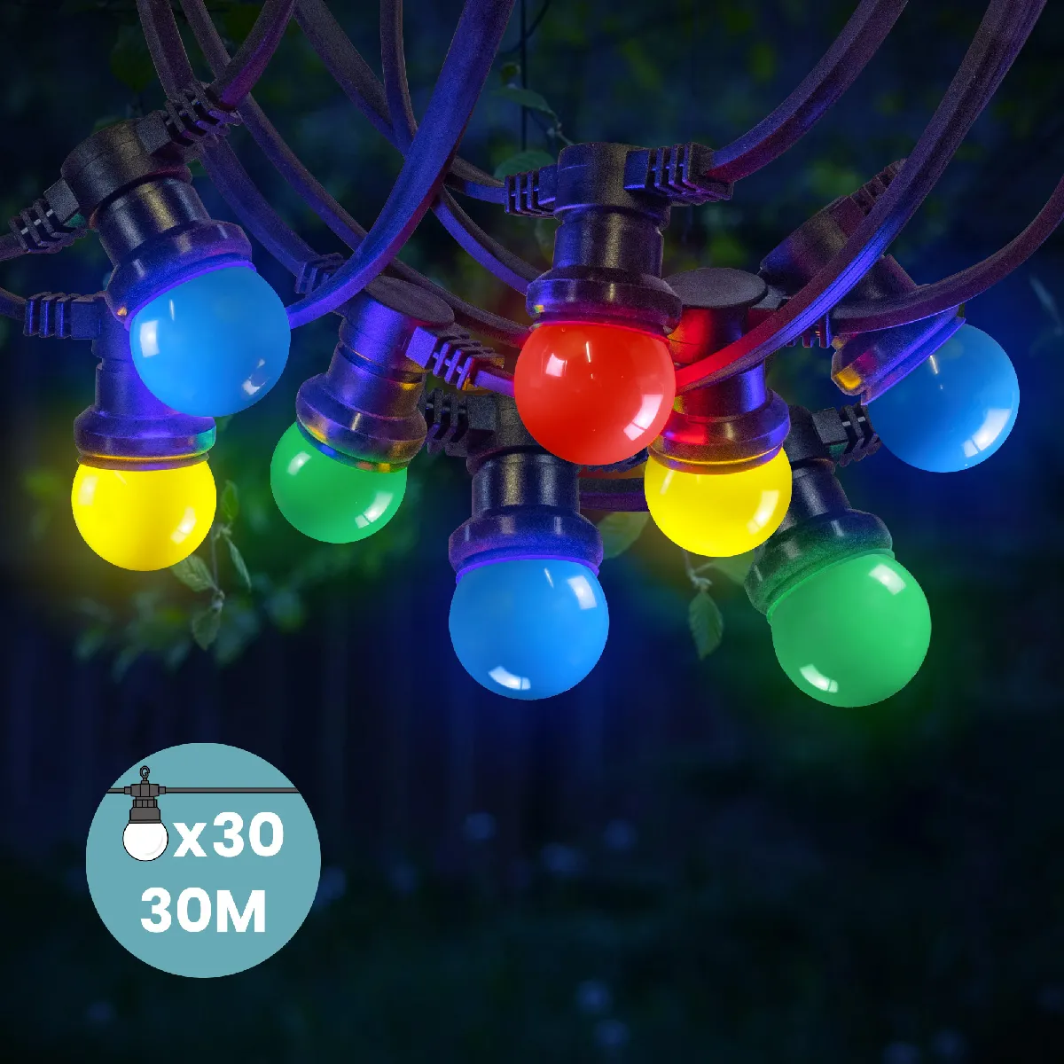 SkyLantern Kit Guirlande Guinguette 30M Multicolore