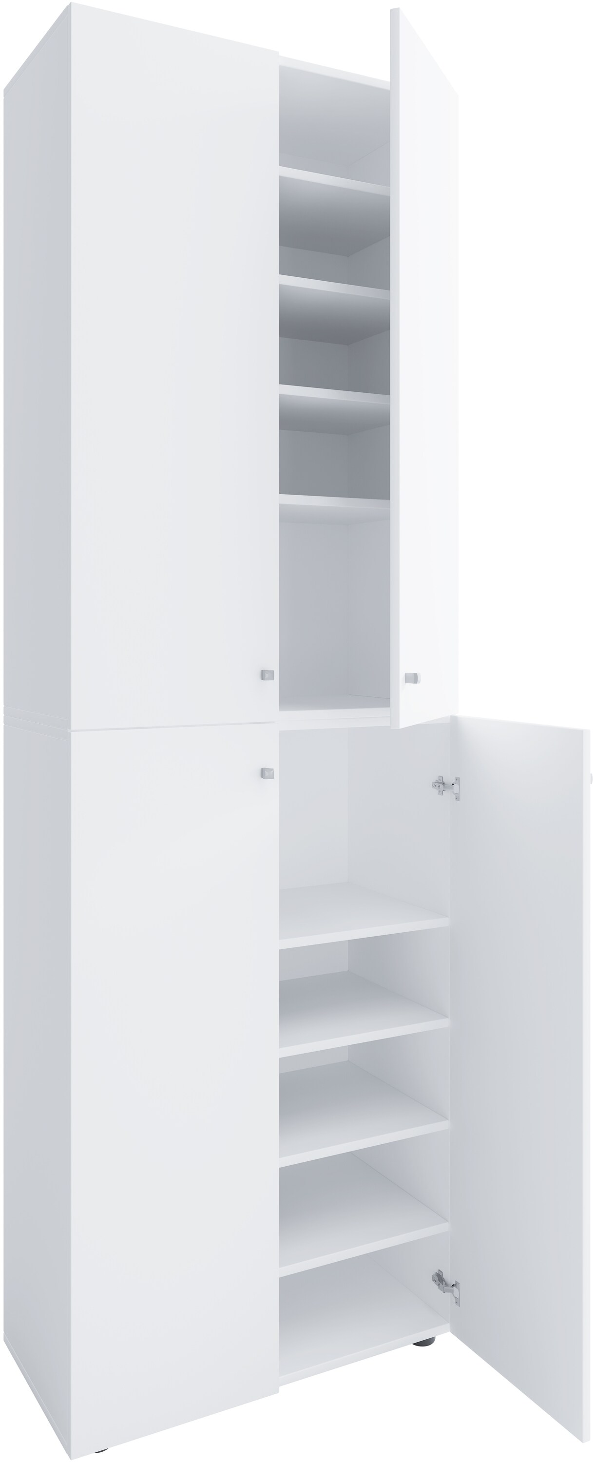 VCM XL Holz Großer Schuhschrank Schuhregal Groß Stiefel Dielenmöbel Lona 10 Fächer Drehtüren