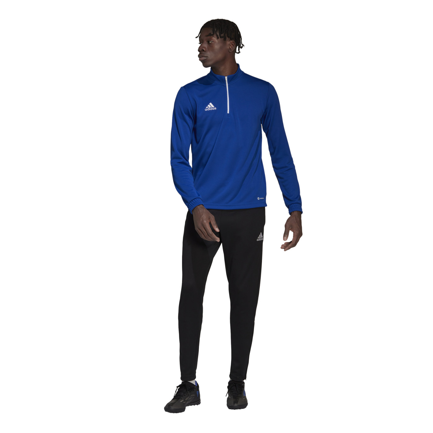 Adidas Entrada 22 Trainingstrui 1/4-Zip Blauw Wit