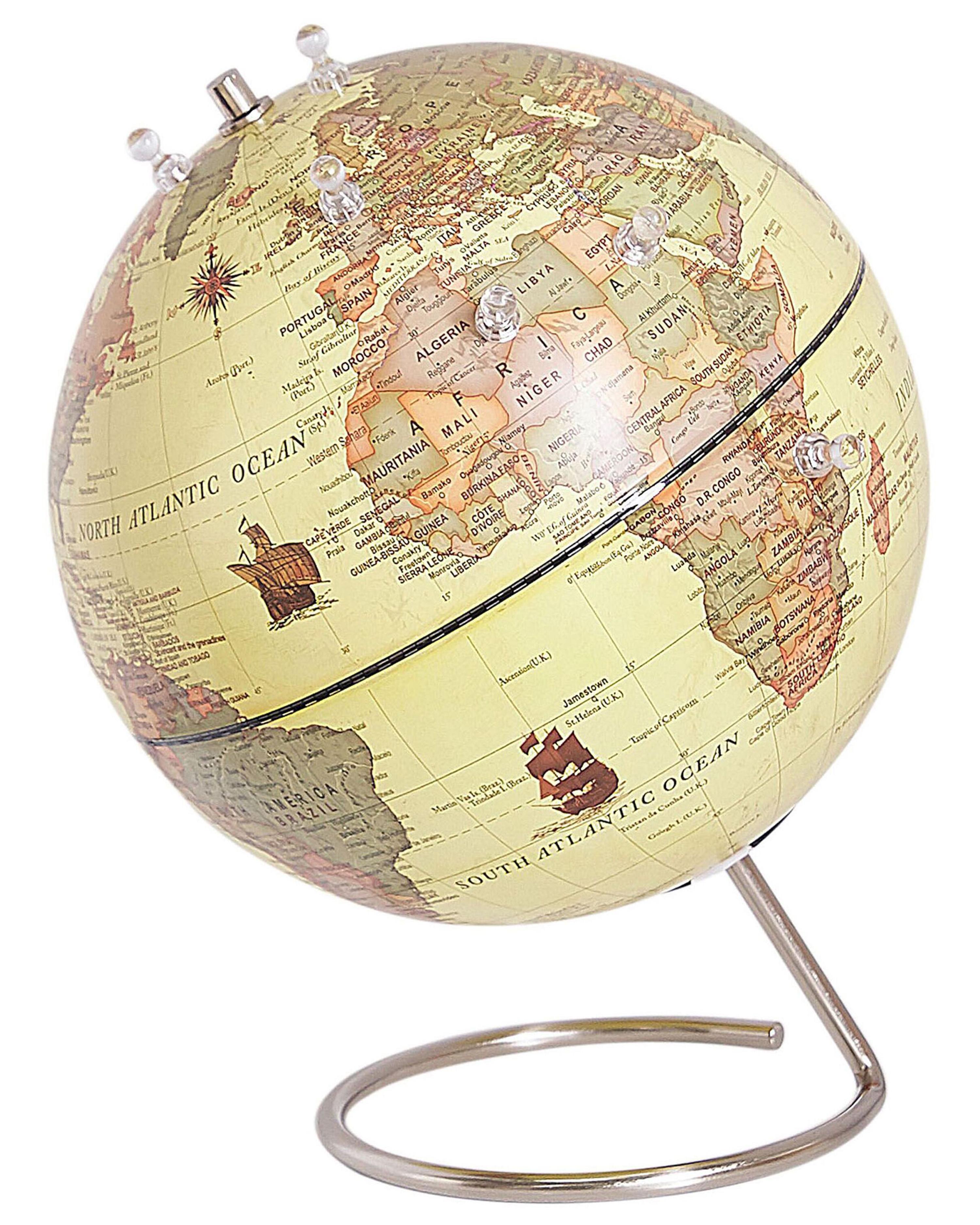 Wereldbol CARTIER Geel 29 cm