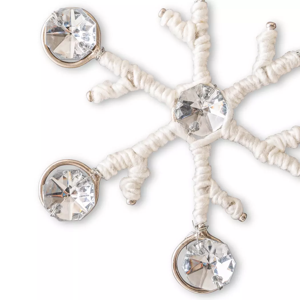 Deko-Hänger Schneeflocke Ø 10,5 cm