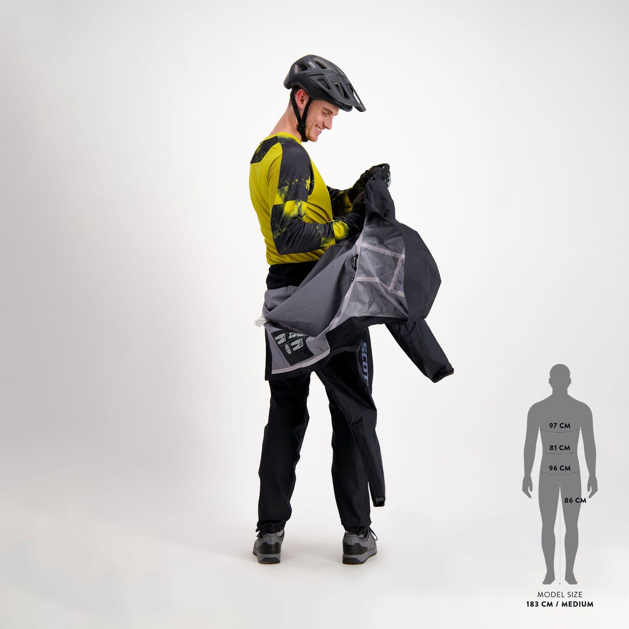 SCOTT Trail Storm Heldragt Sort
