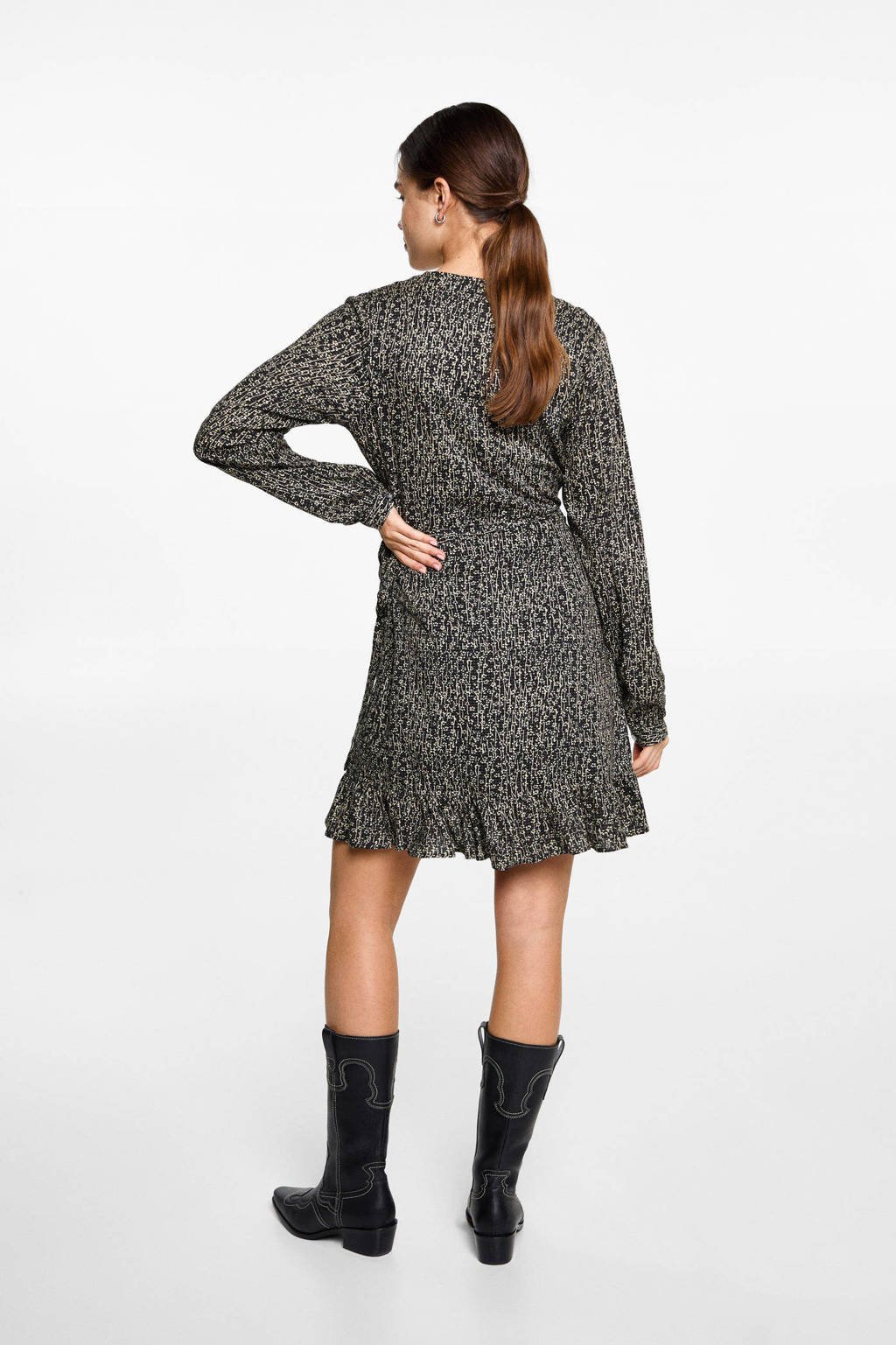 MANGO TEEN midi jurk antraciet