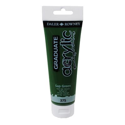 Daler-Rowney Graduate - Peinture acrylique - 120 ml - vert sève