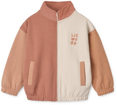 LIEWOOD Cassius Zip Genser, Tuscany Rose Multi Mix
