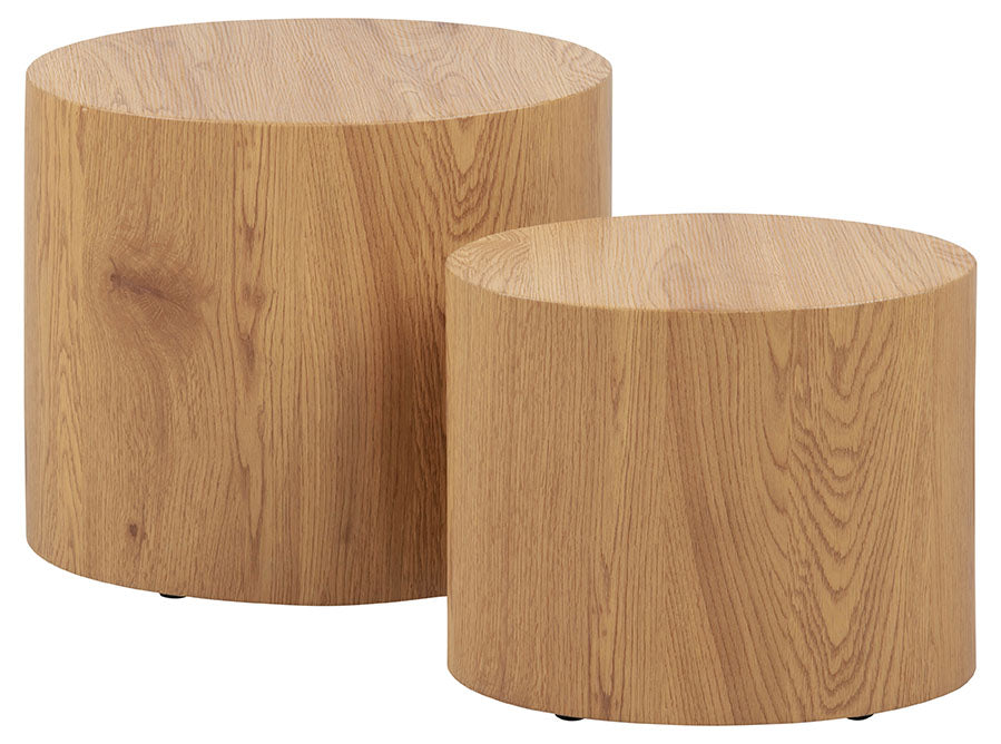 Gubbio Salontafel - 48 x 33cm - Eiken - Set van 2