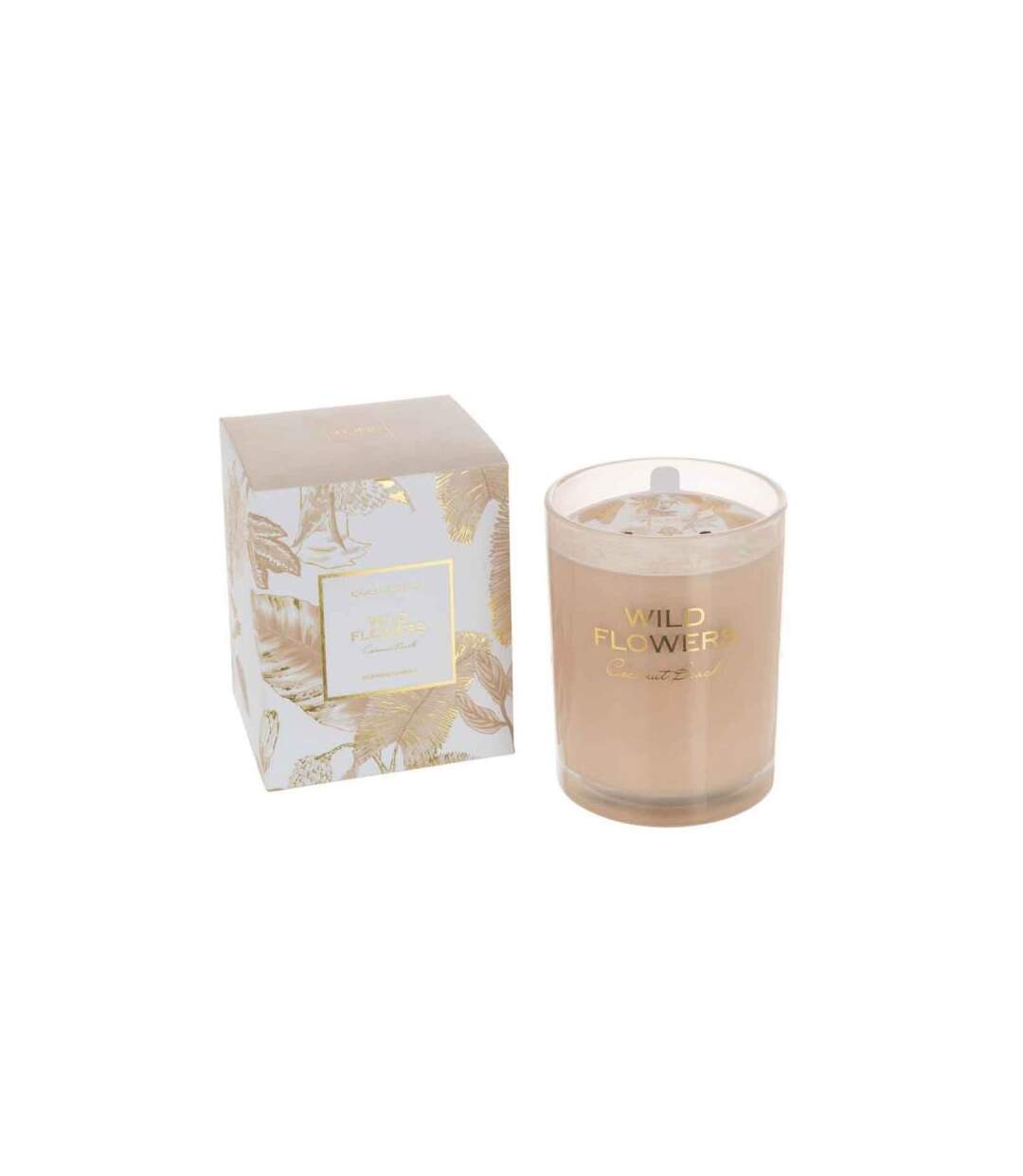 Paris Prix - Bougie Parfumée wild Flowers 12cm Coconut Beach