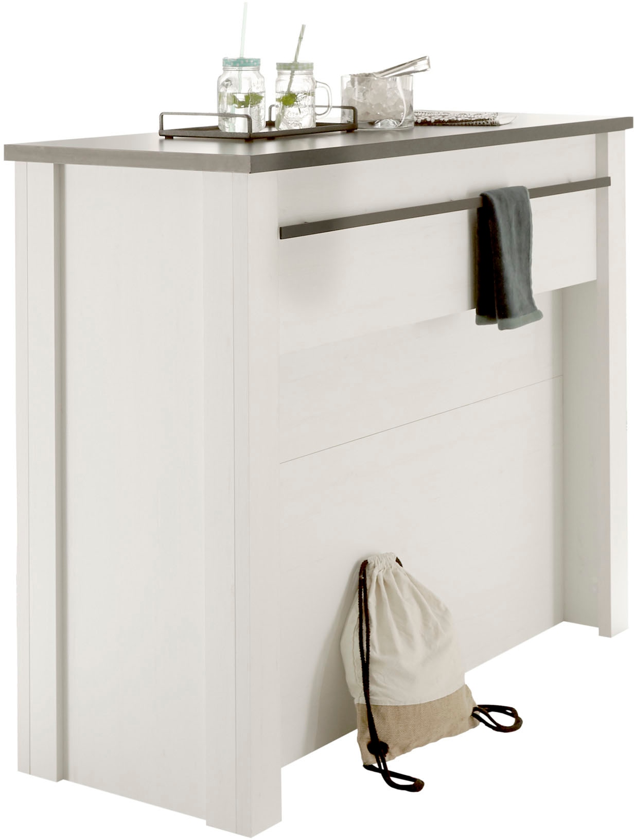 Home affaire Unterschrank »Sherwood« mit Handtuchhalter aus Metall, Höhe 106 cm