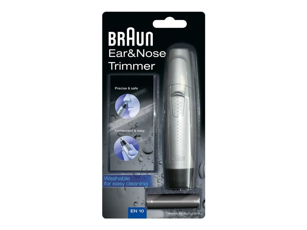 Braun Exact EN 10 - Næsehårs Trimmer - trådløs - sølv/sort