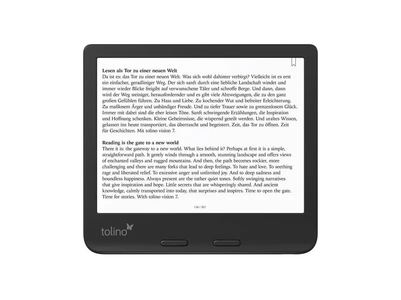 Tolino Vision - eBook læser - touch screen