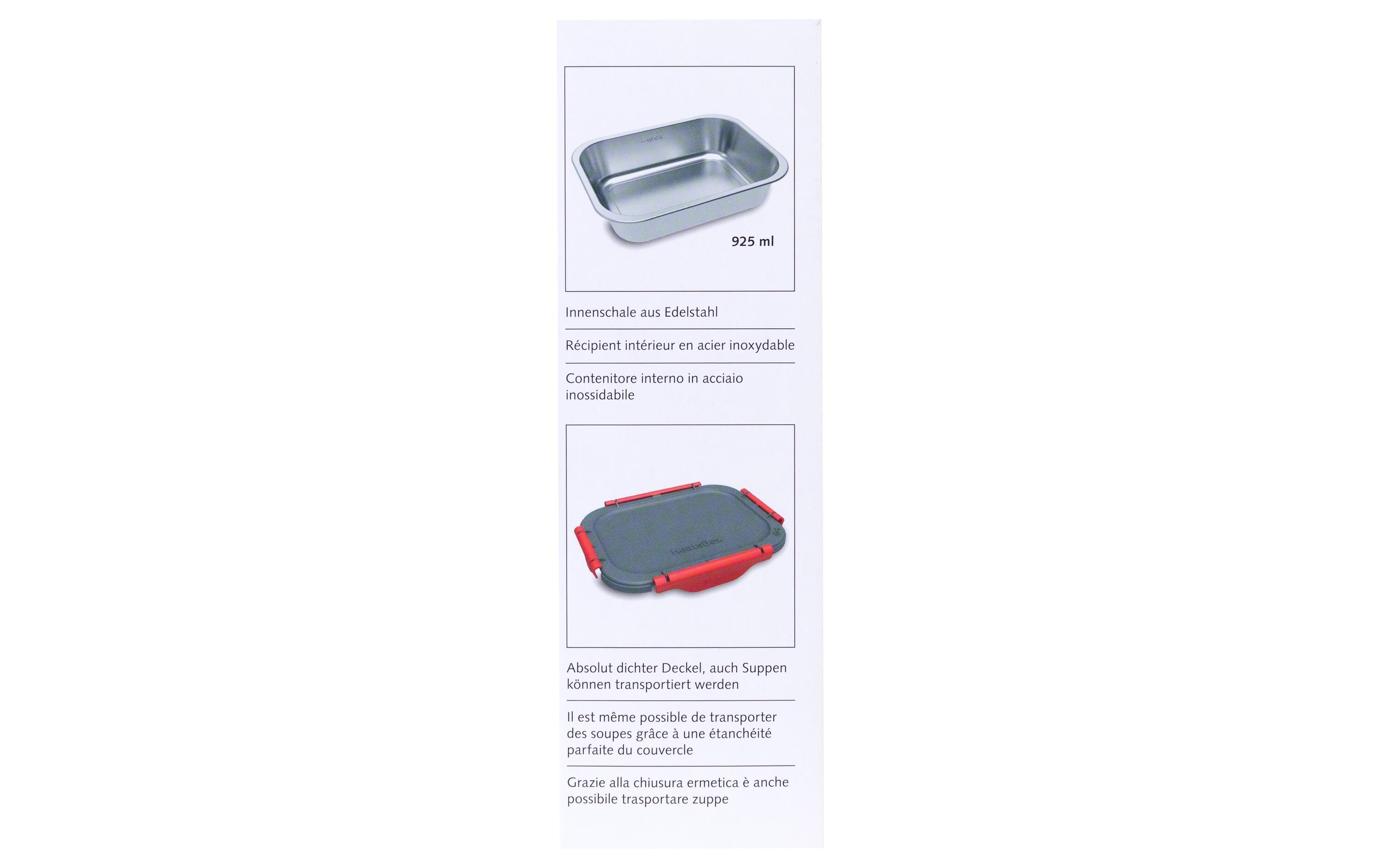 Innenschalen-Set für HeatsBoxZusätzliche Innenschale mit Deckel für heizbare Luchbox HeatsBox