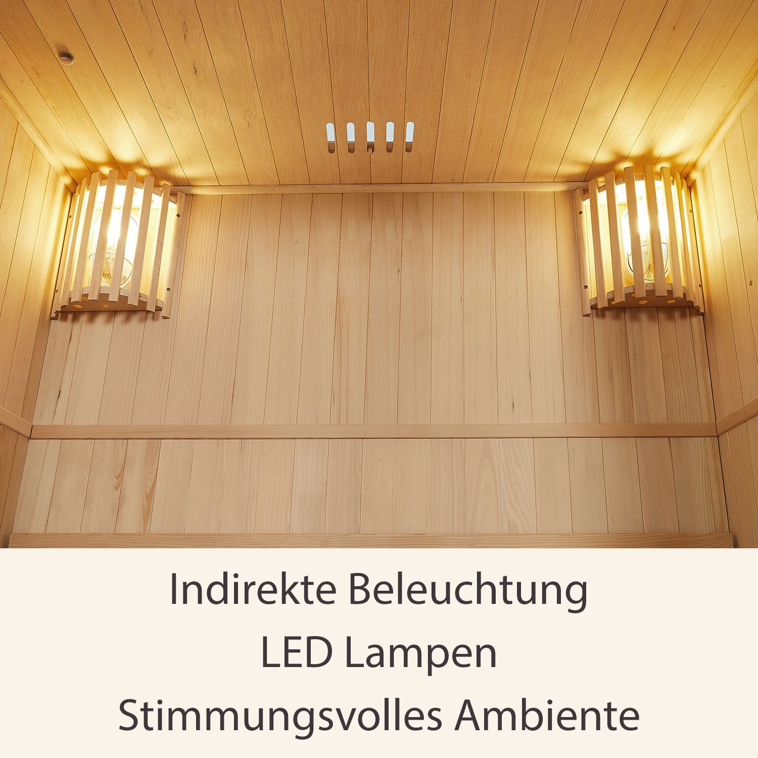 Artsauna Saunakabine Tampere mit Harvia Ofen – 2 Personen – Hemlock Holz & Glasfront – Inkl. Zubehör