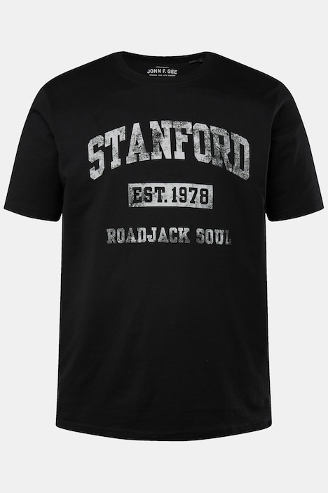John F. Gee T-Shirt, Halbarm, großer Print, bis 8 XL