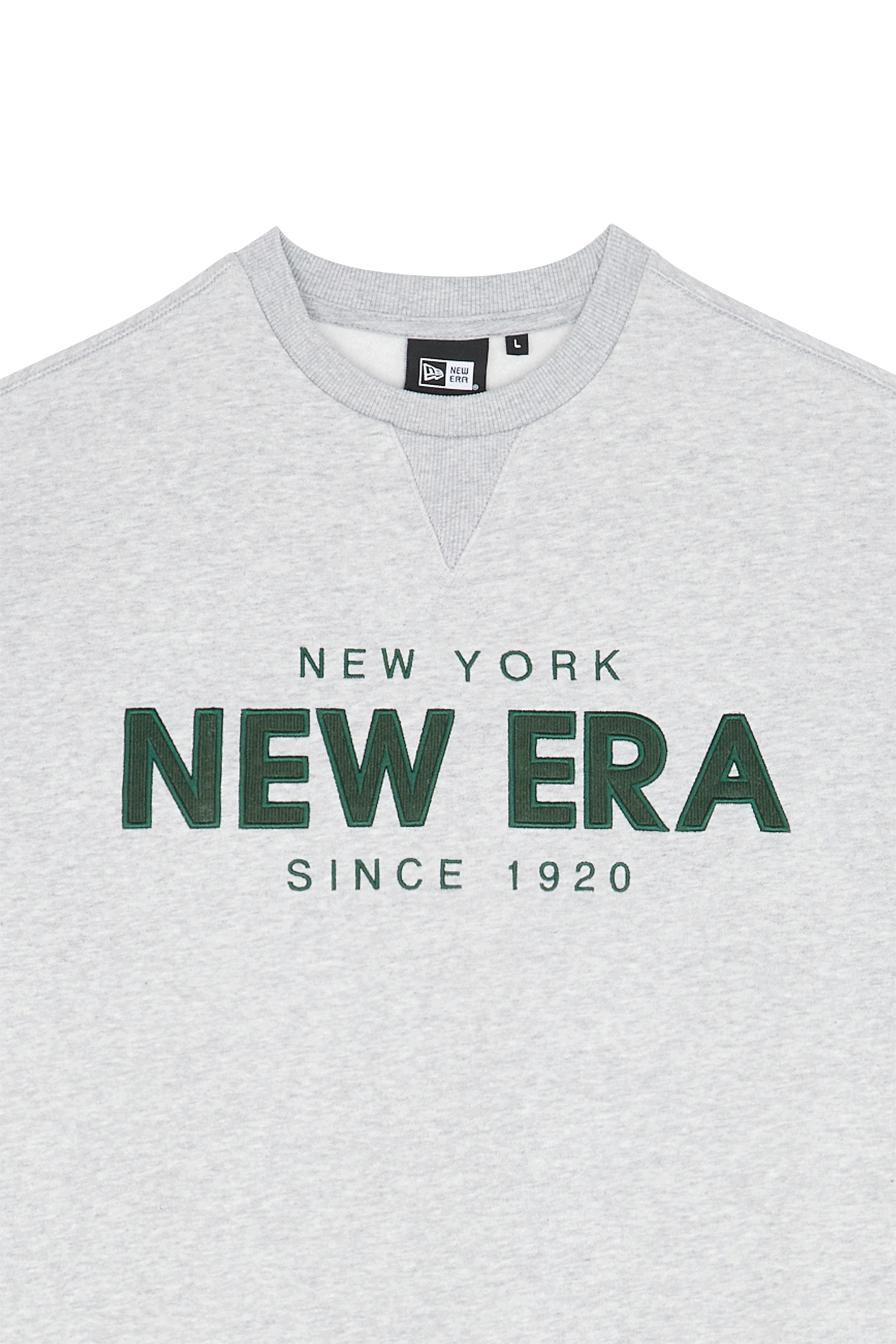 NEW ERA Sweatshirt NE WORDMARK CREW Gris