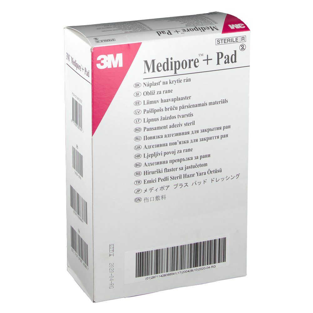3M Medipore 3569E + Pad Steriler Wundverband mit Wundauflage 10 x 15 cm