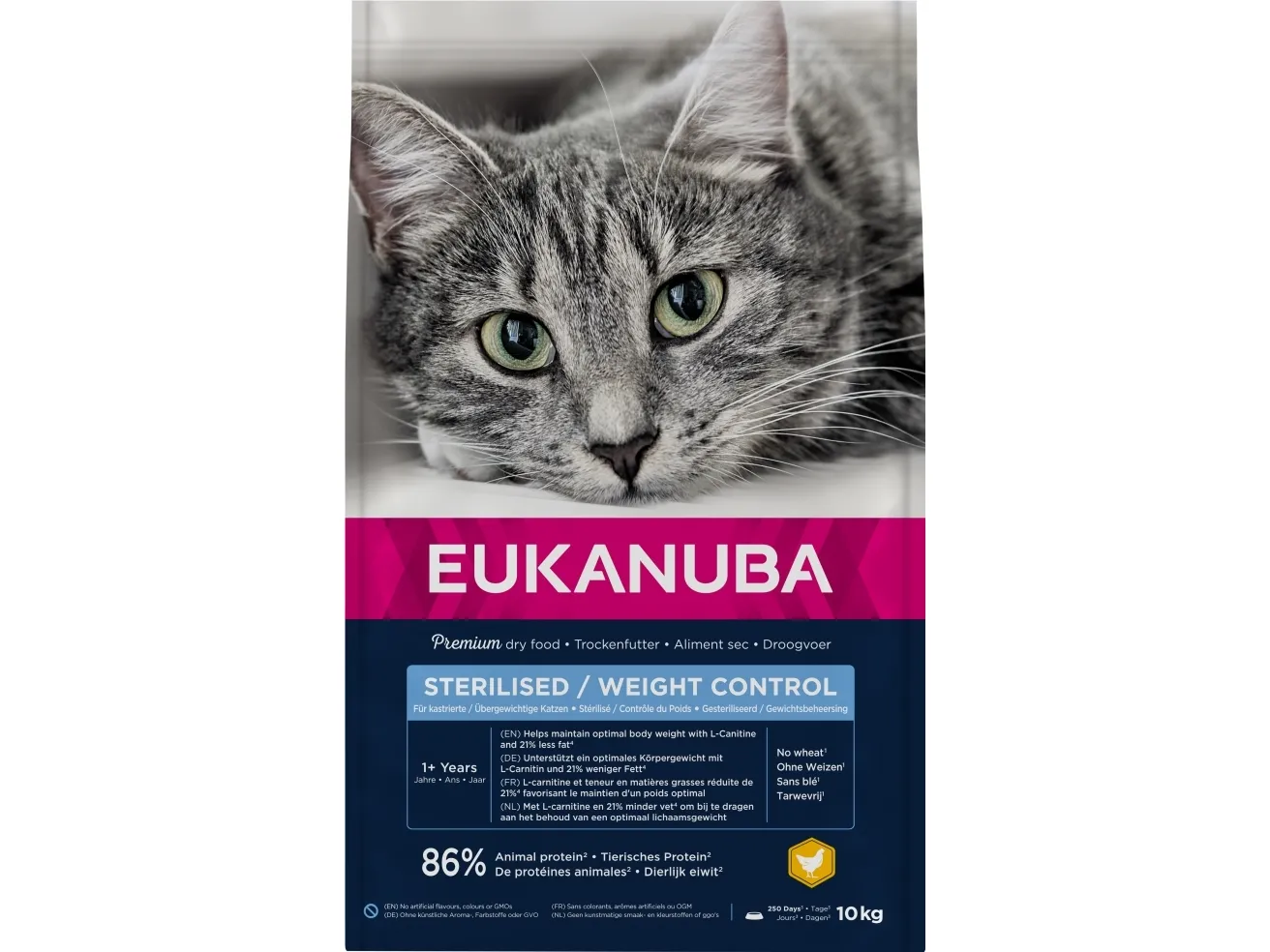 Eukanuba Euk Cat Adult Sterilised/Weight Control 10kg