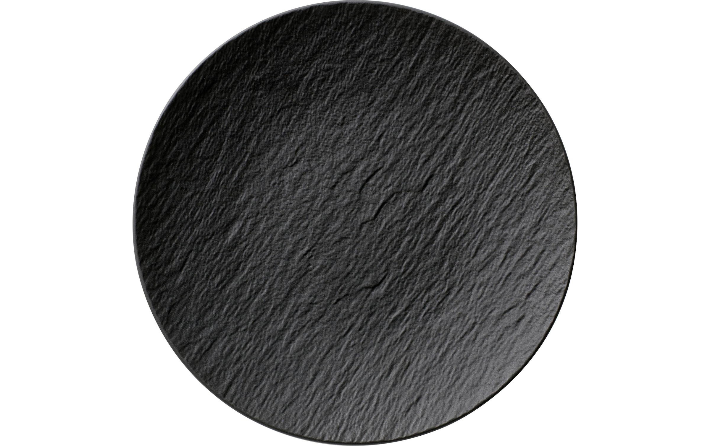 Villeroy & Boch Speiseteller »Manufacture Rock Ø 25 cm 6 Stück, Schwarz«