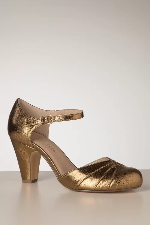 Chelsea Crew Goldie Mary Jane pumps in brons