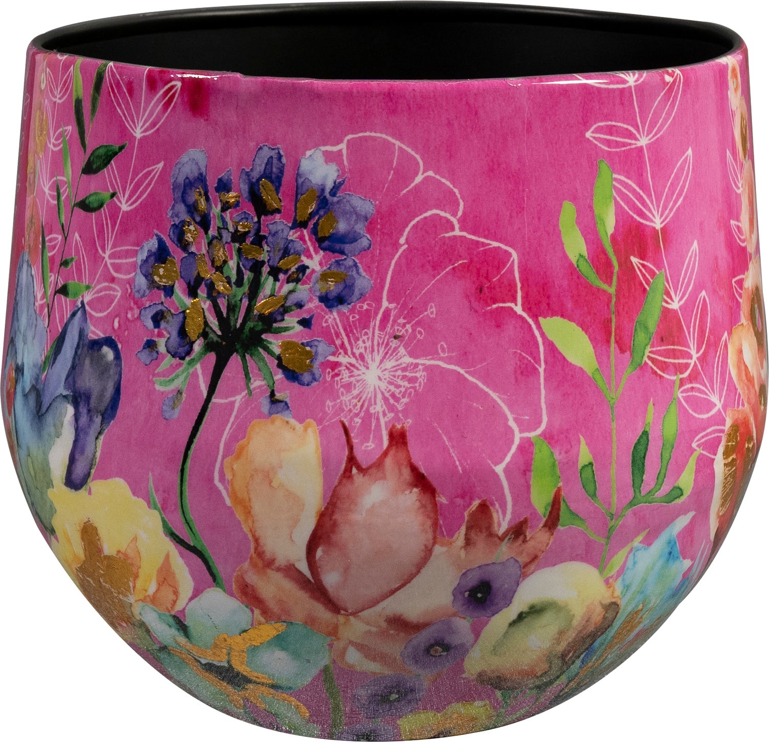 TS bloempot Fiesta roze D 24 H 21 cm