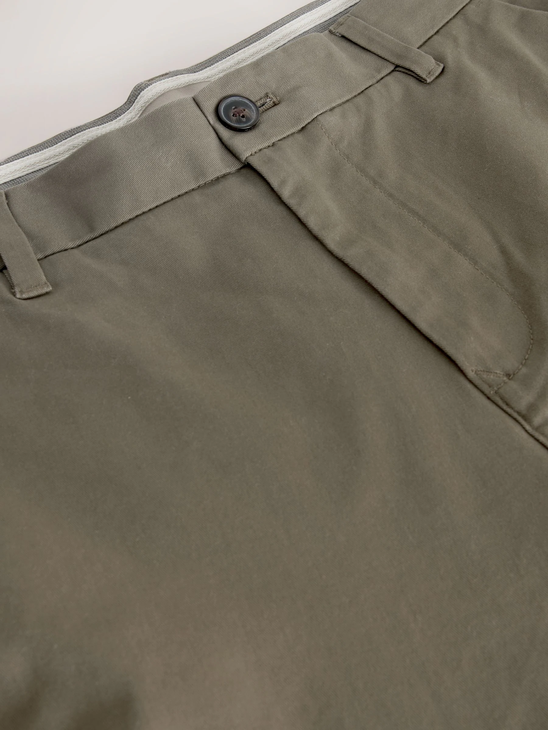Lichtbruin - Strakke Pasvorm - Stretchy chino