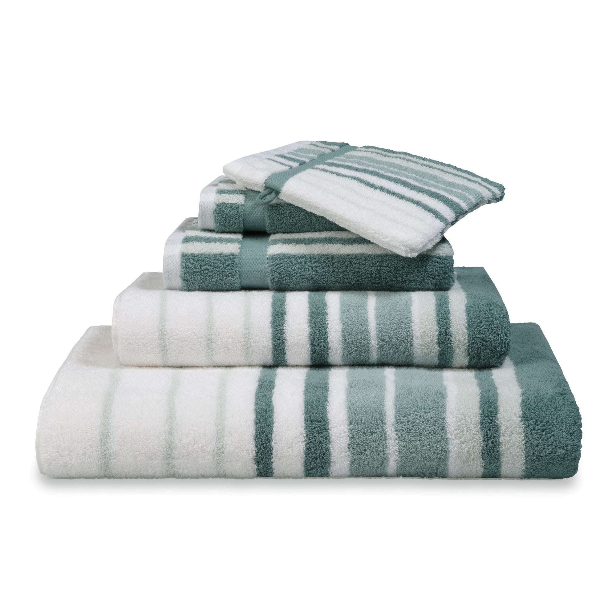 Ontario Badtextiel Mineral Blue | 90 x 195 cm | Blauw | Katoen