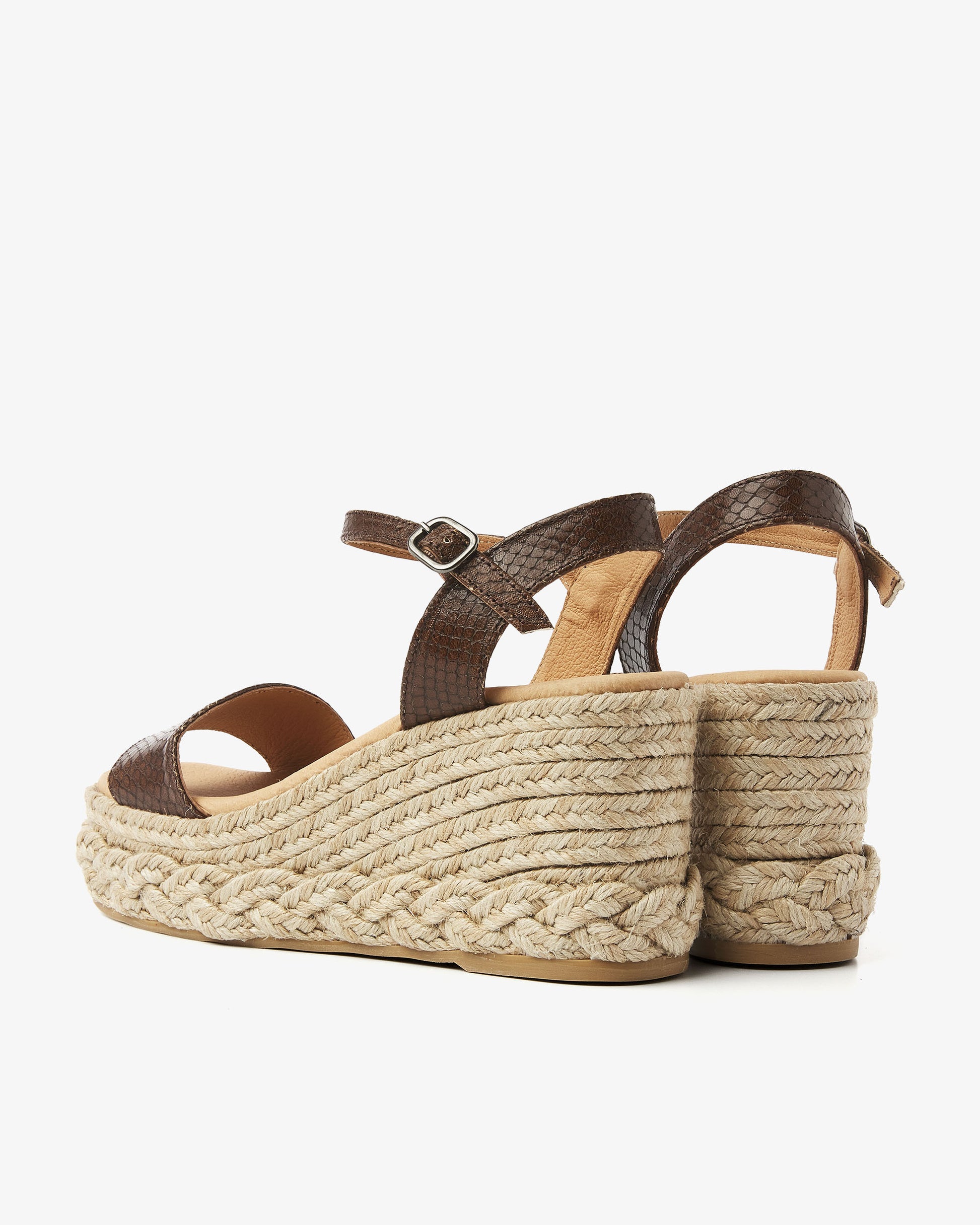 VIA VAI bruine espadrilles Capri Neva