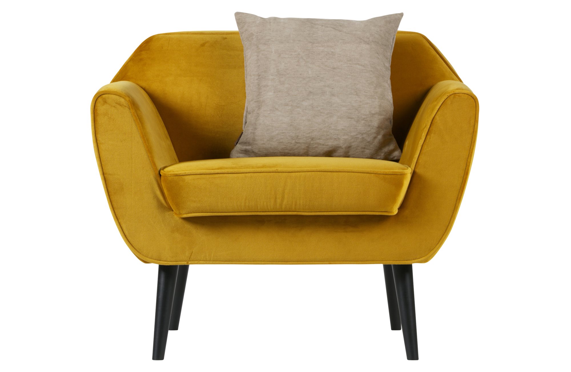 Fauteuil Rocco Fluweel - Oker