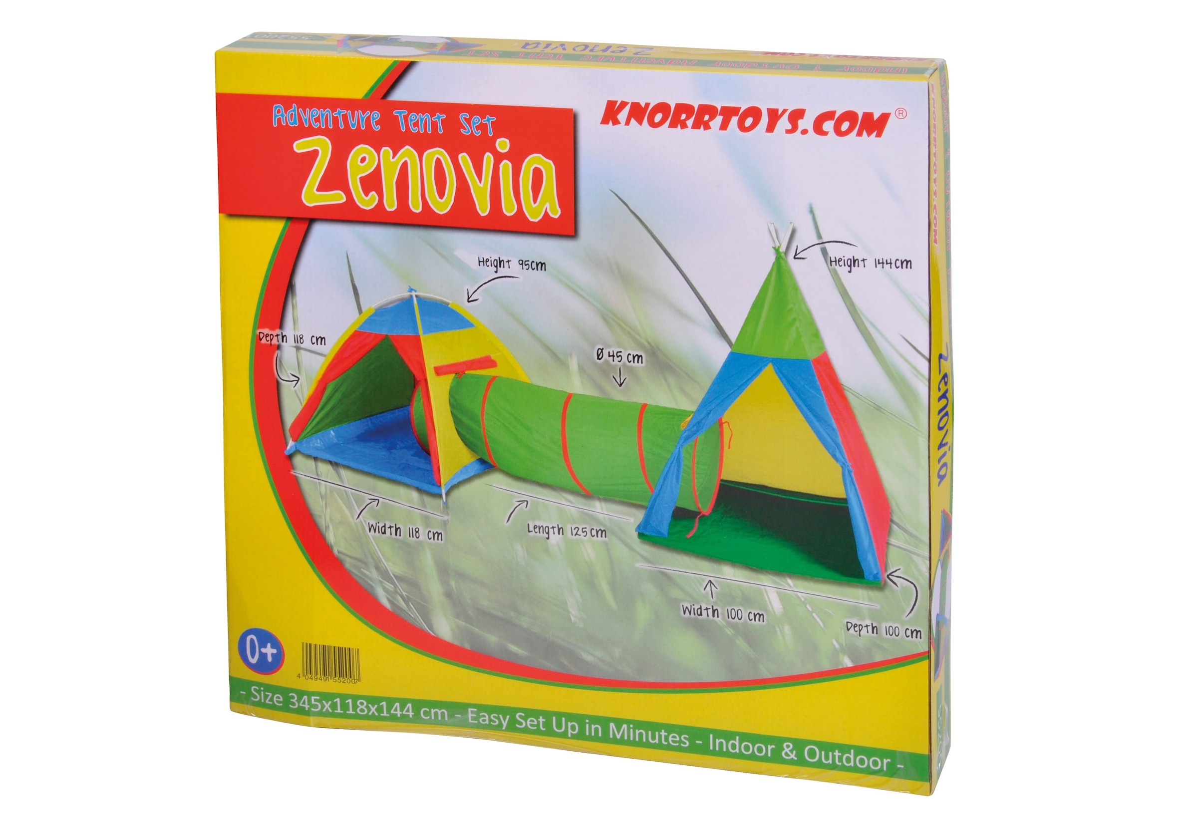 Knorrtoys® Spielzelt »Zeltstadt Zenovia« mit Spieltunnel