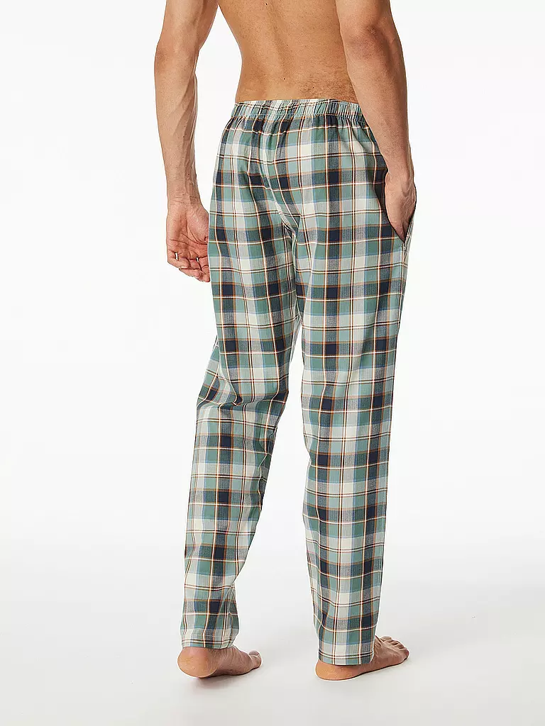 SCHIESSER Pyjamahose  grün