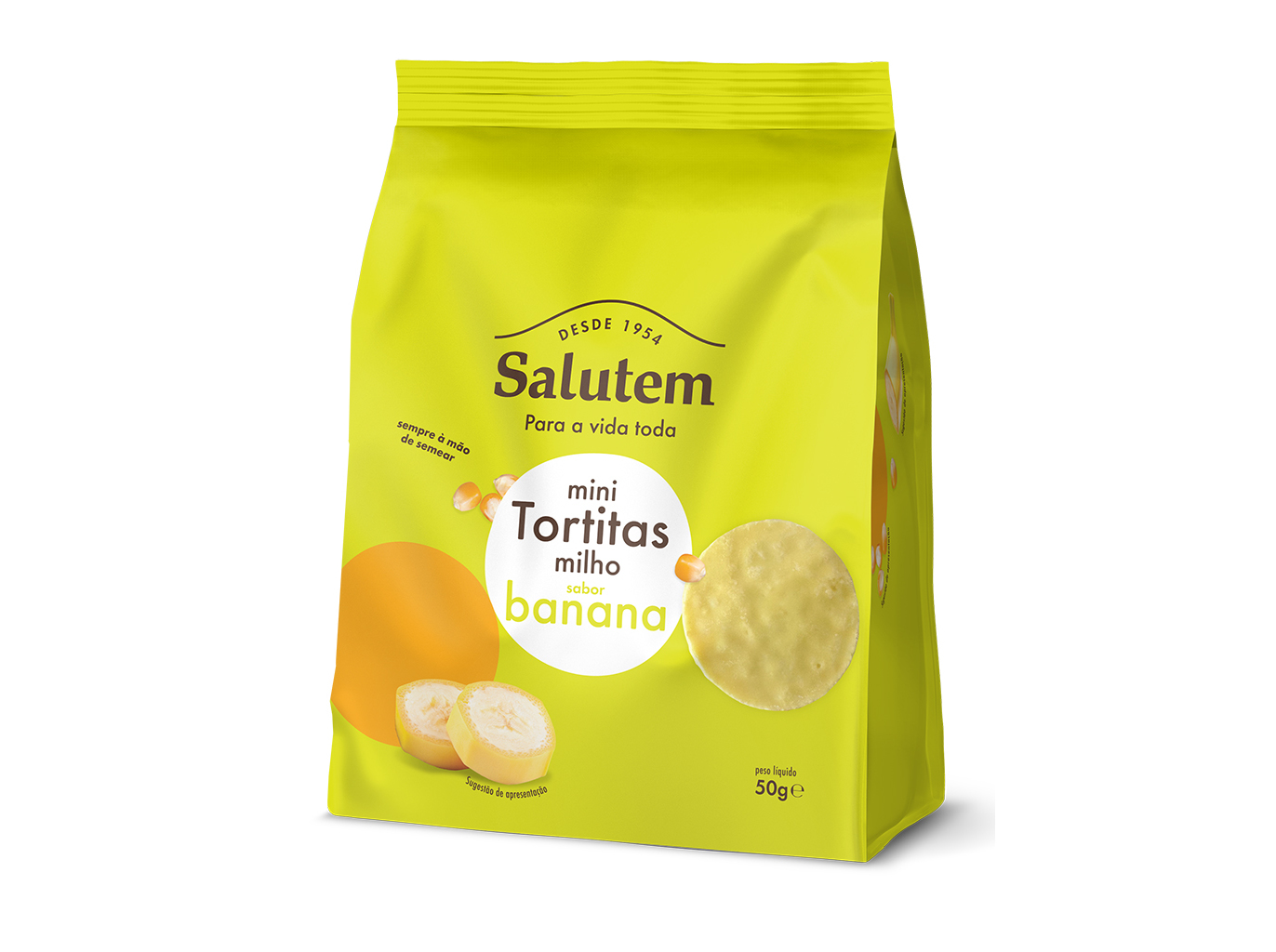 MINI TORTITAS SALUTEM BANANA 50 G