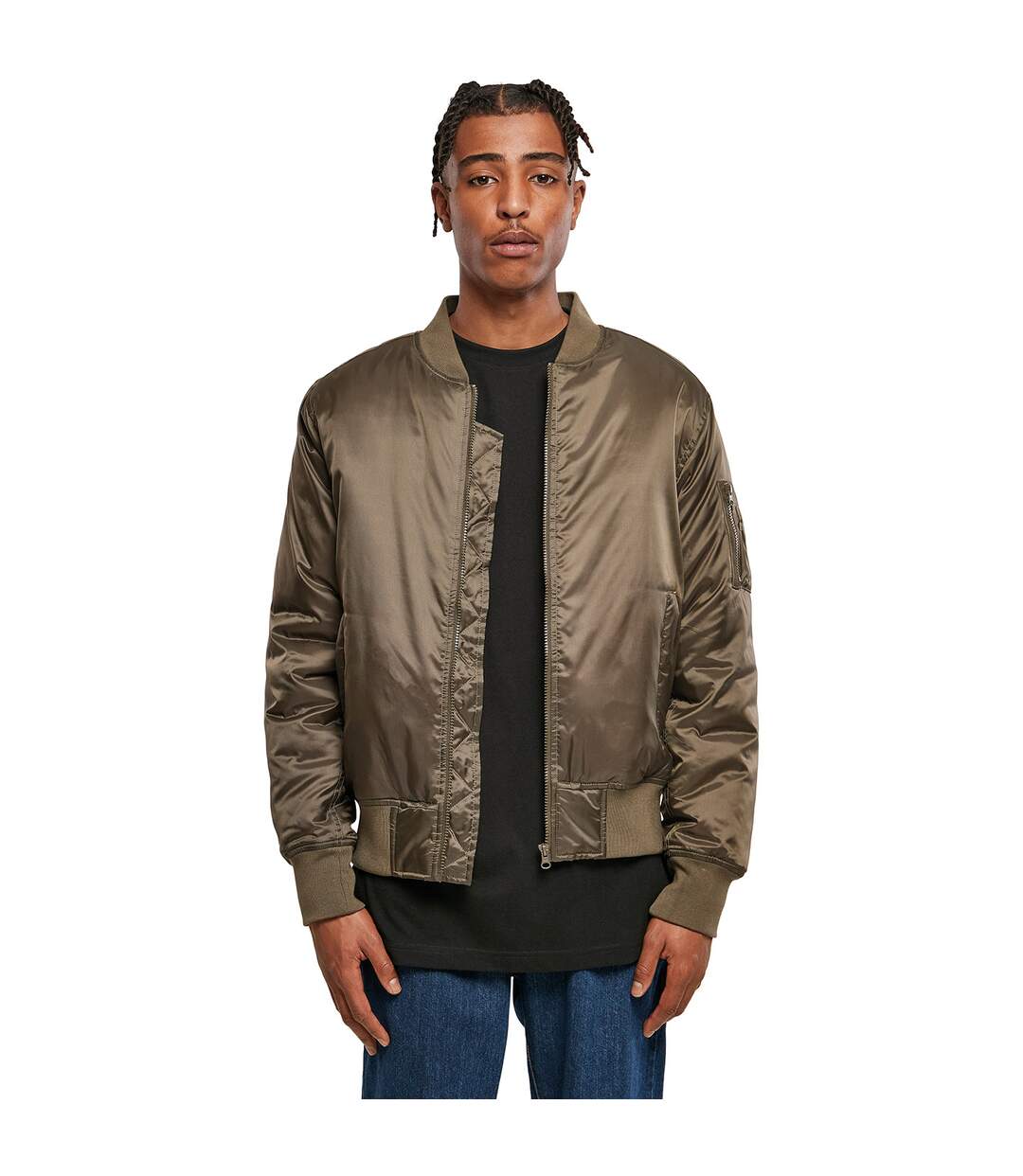 Build Your Brand - Veste bomber - Homme (Vert kaki foncé) - UTRW5670