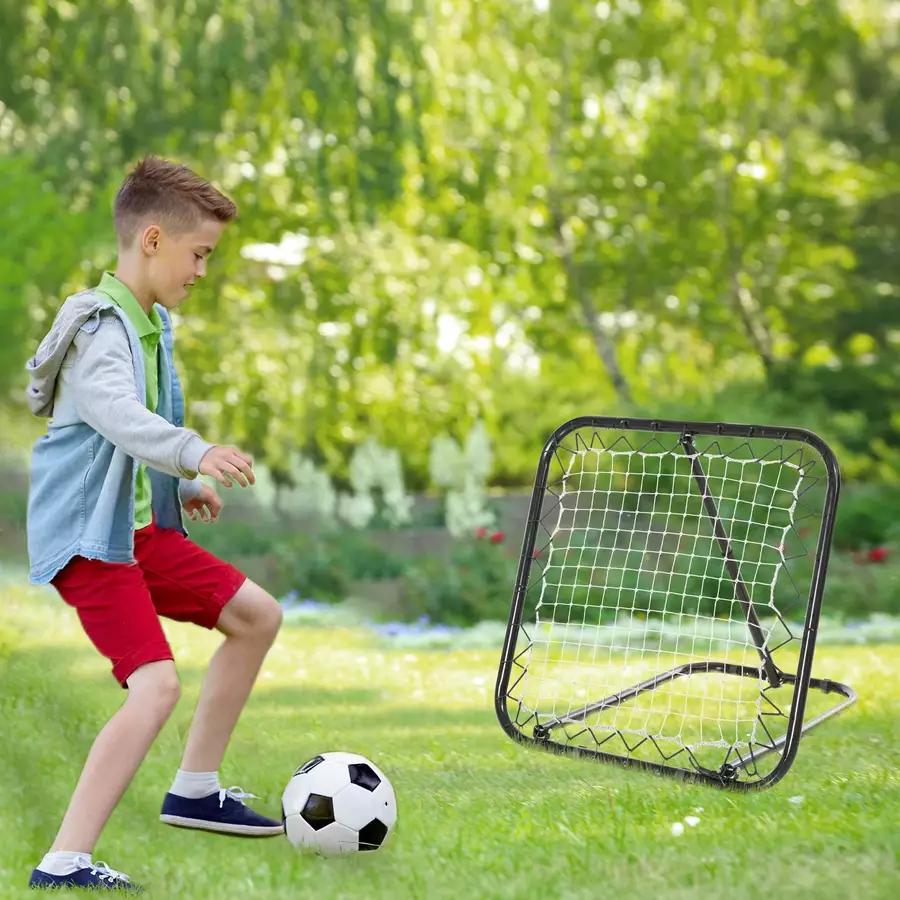 HOMCOM Rebounder schwarz