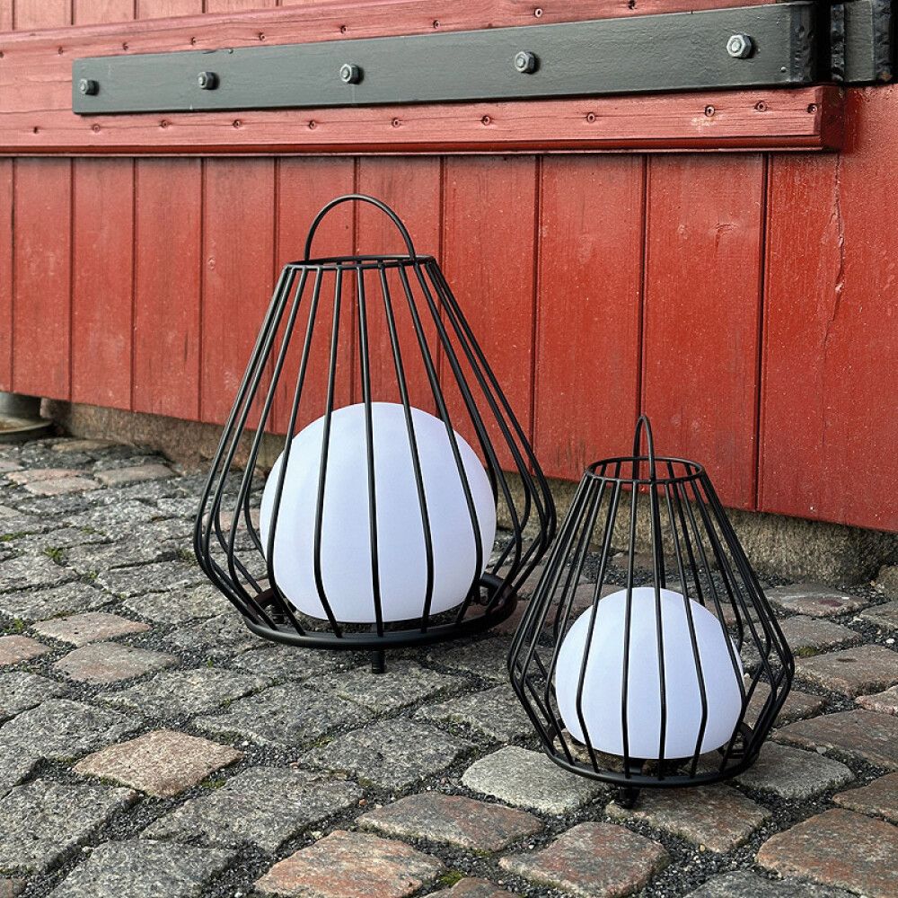 SOLCELLELAMPE DYBERG LARSEN EVESHAM SVART LITEN