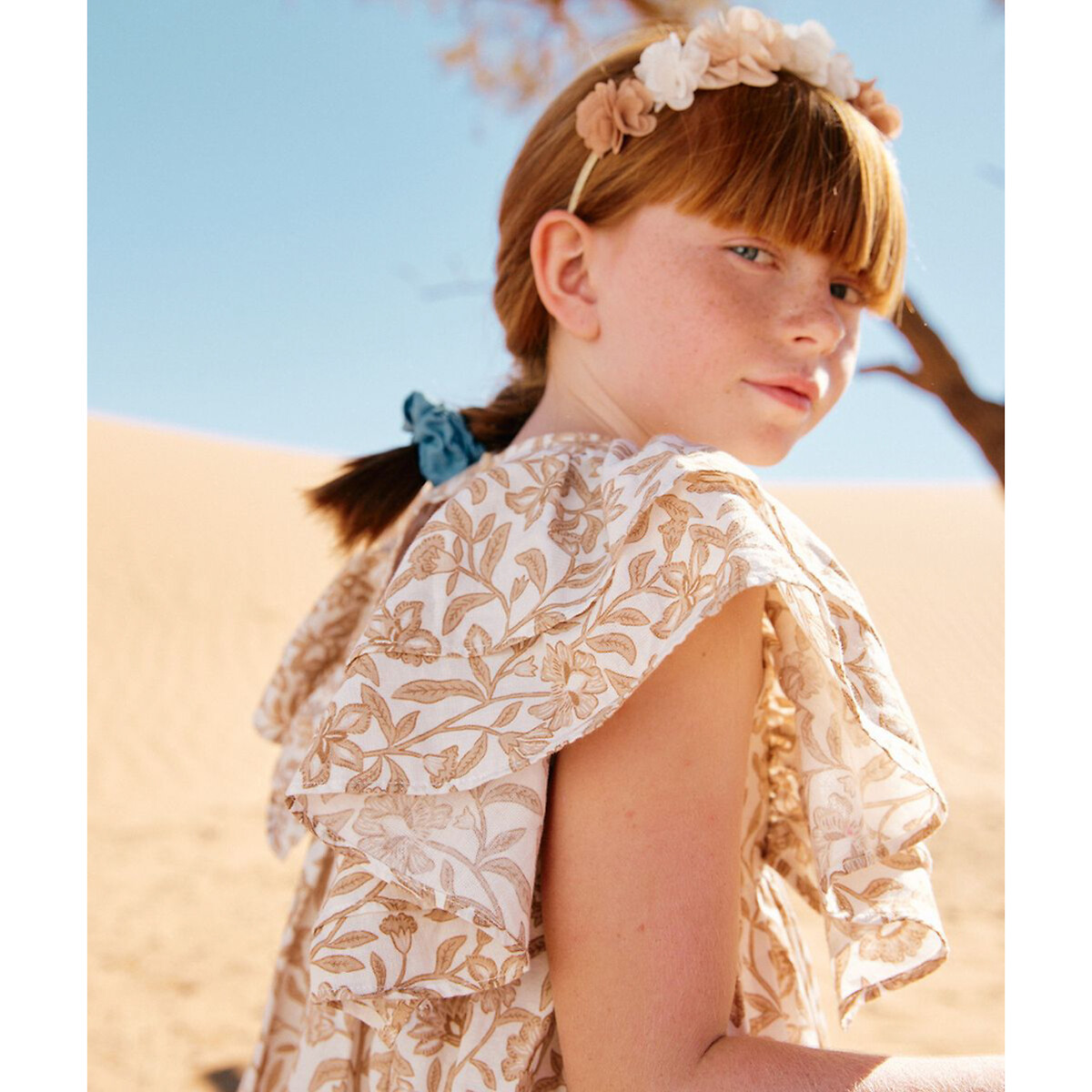 TAPE A L'OEIL<br>Vestido estampado com mangas curtas
