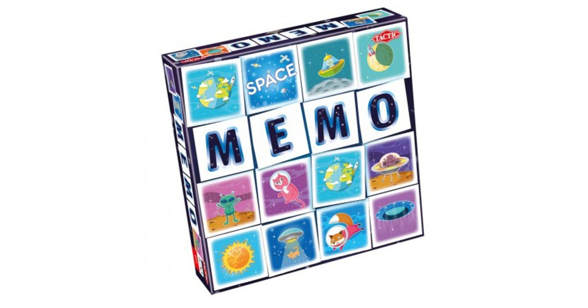TacticMemo Space Memory  (Nederlands, 2 - 4 spelers, 10 minuten, Vanaf 3 jaar)