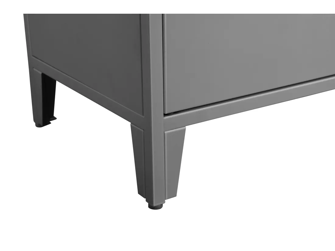 Banc Salino 2 portes gris