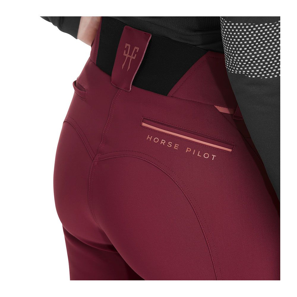 Horse Pilot X-DESIGN - Pantalon siliconé Femme dark red