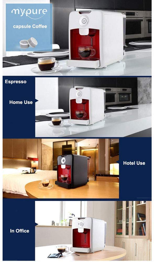 Machine à Café Machine à Café, Machine à Café à Capsules, Machine à Café Entièrement Automatique, Compatible avec Différentes Capsules, Compatible ave