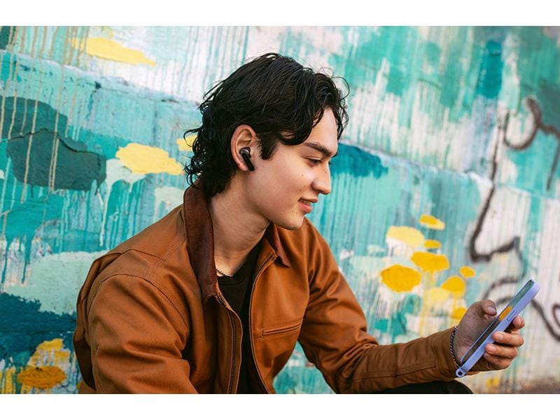 JBL True Wireless In-Ear-Kopfhörer Tune Beam 2 Schwarz glan Kabellose Ohrhörer mit Noise-Cancelling-Funktion