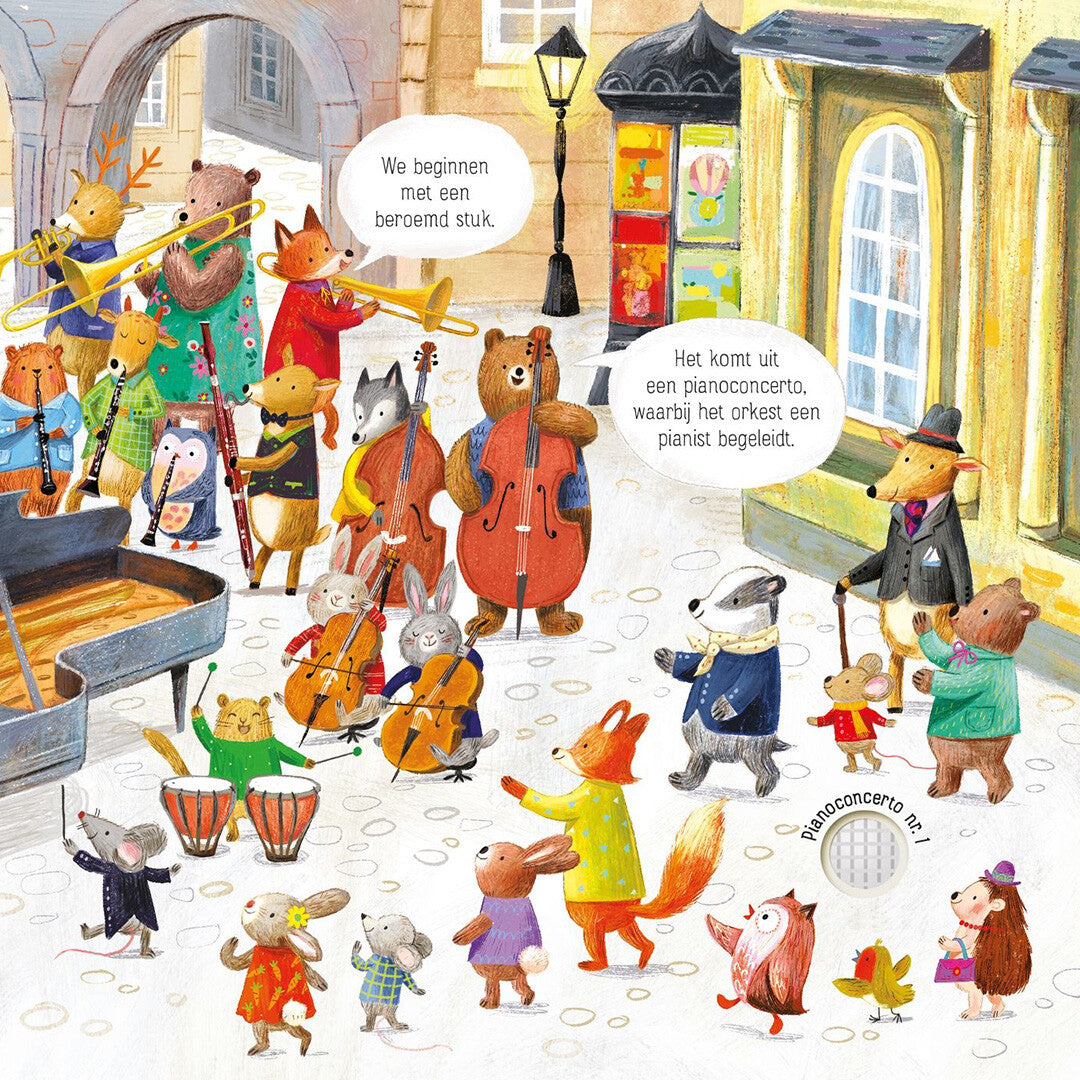 Usborne het dierenorkest speelt tsjaikovski