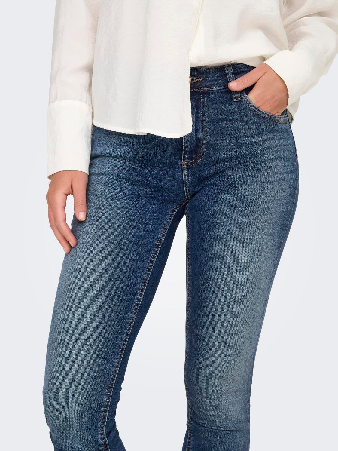 ONLBLUSH Mittlere Taille Skinny Fit Jeans Medium Blue Denim