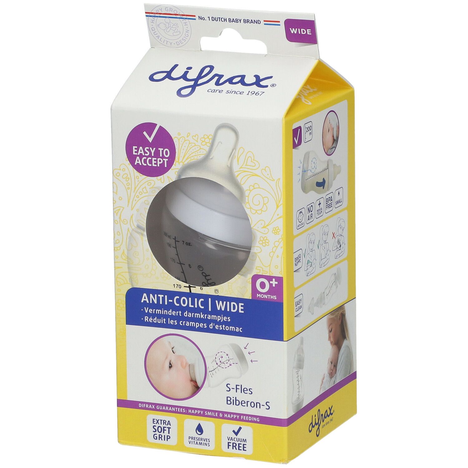 difrax® Flasche S Anti-Kolik