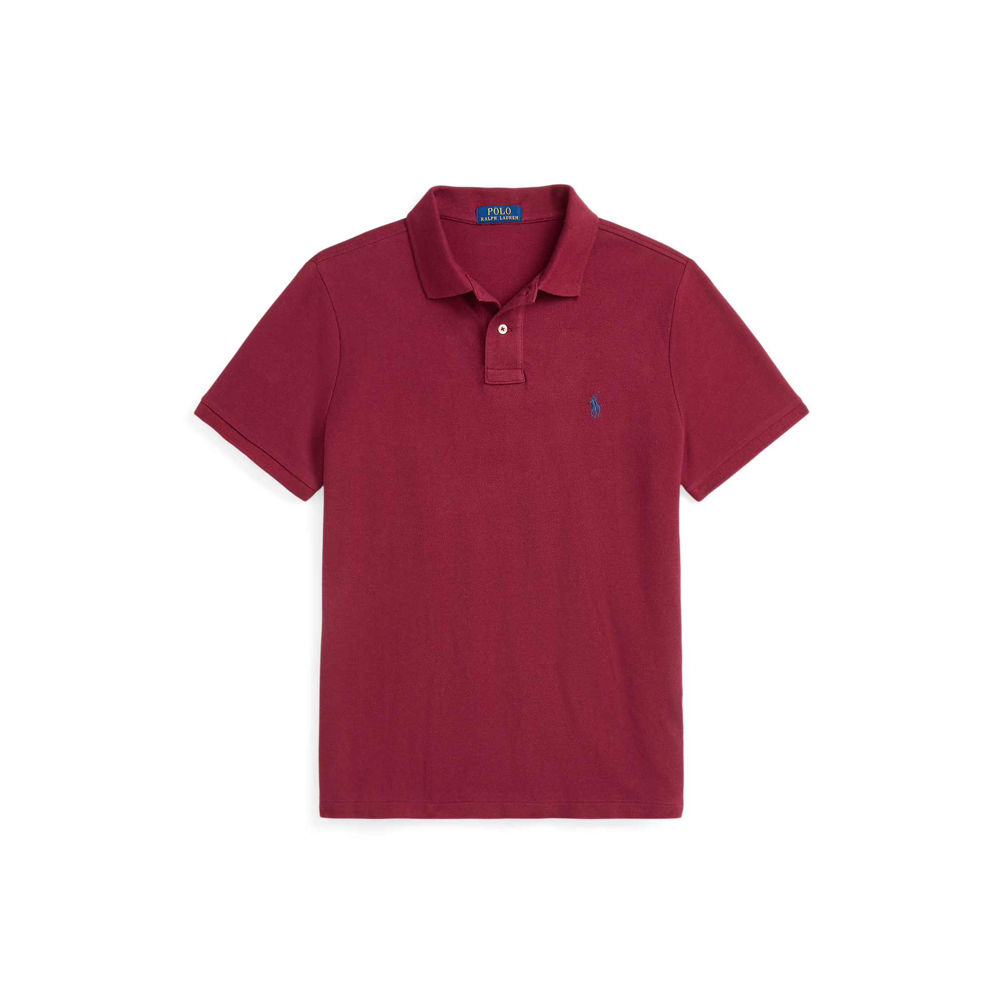 Polo slim-fit en coton | Rouge