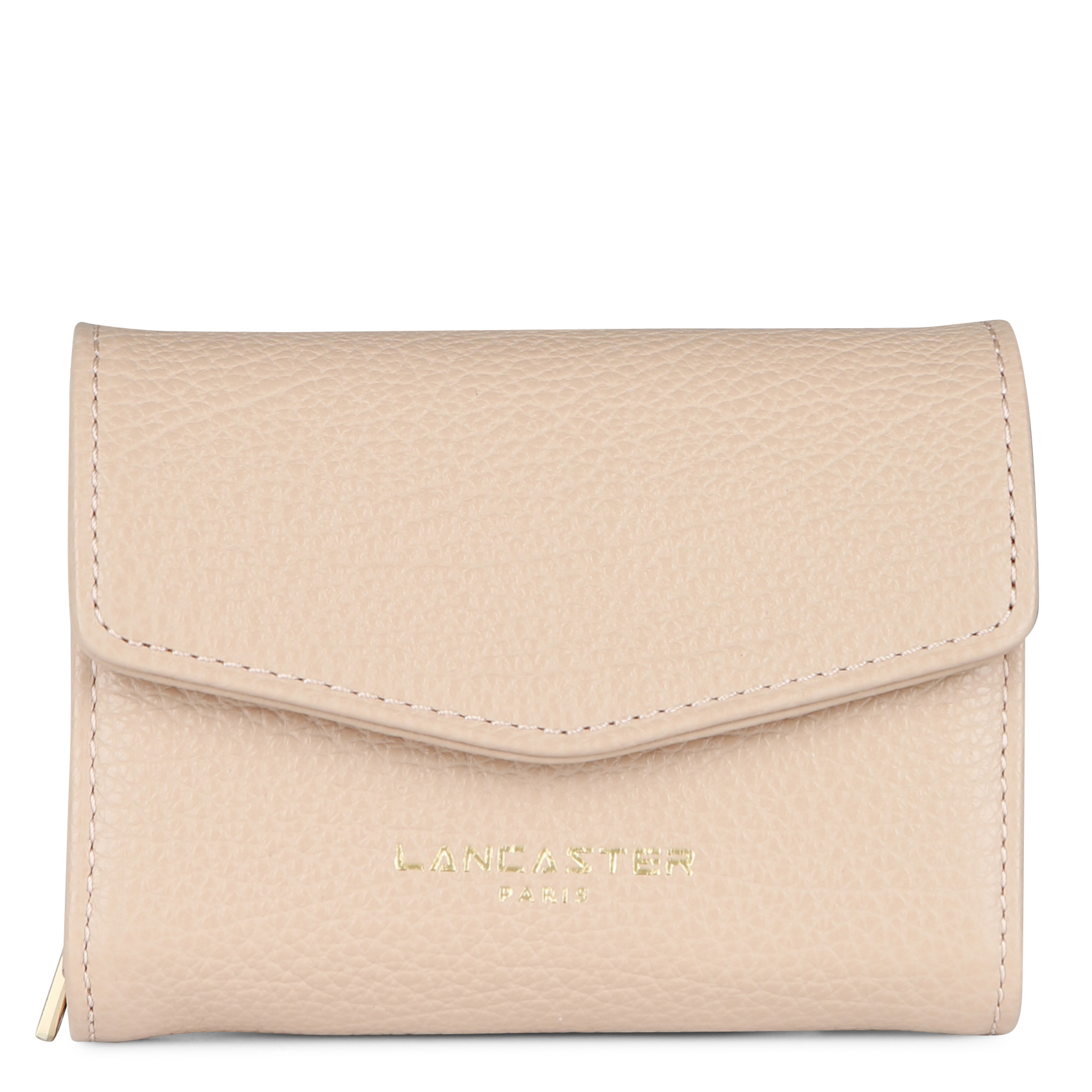 DUNE - Porte monnaie à rabat en cuir | Beige